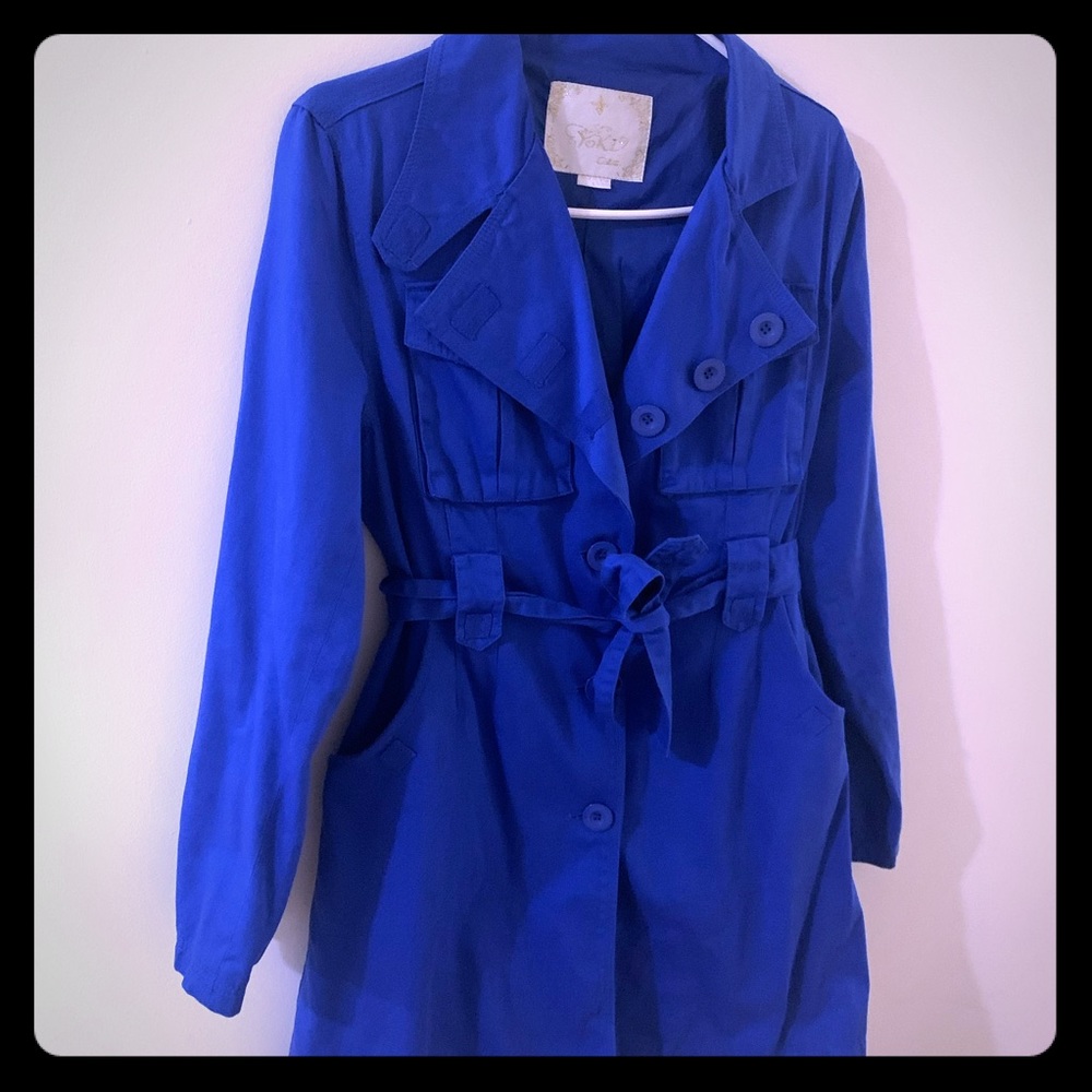 Royal blue light jacket